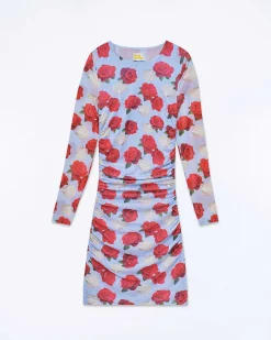 Robe Courte Manche Longue Mesh*FROM FUTURE Clearance