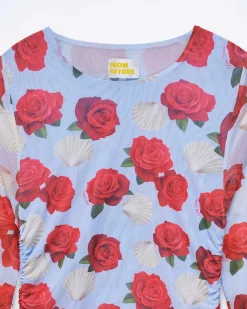 Robe Courte Manche Longue Mesh*FROM FUTURE Clearance