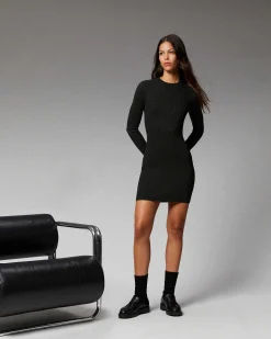 Robe Courte Manche Longue Metallise*FROM FUTURE Hot