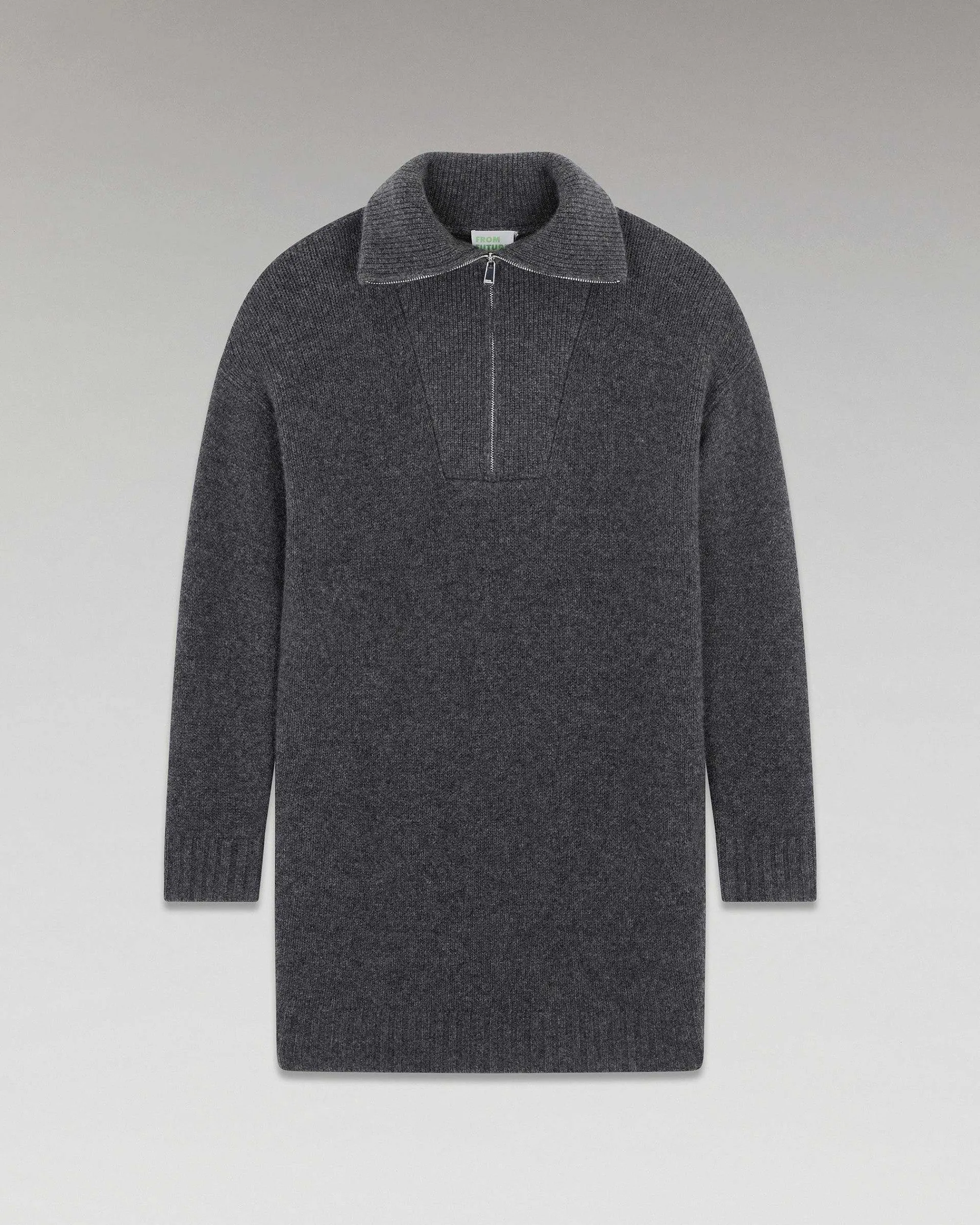 Robe Courte Manche Longue Col Camionneur*FROM FUTURE New