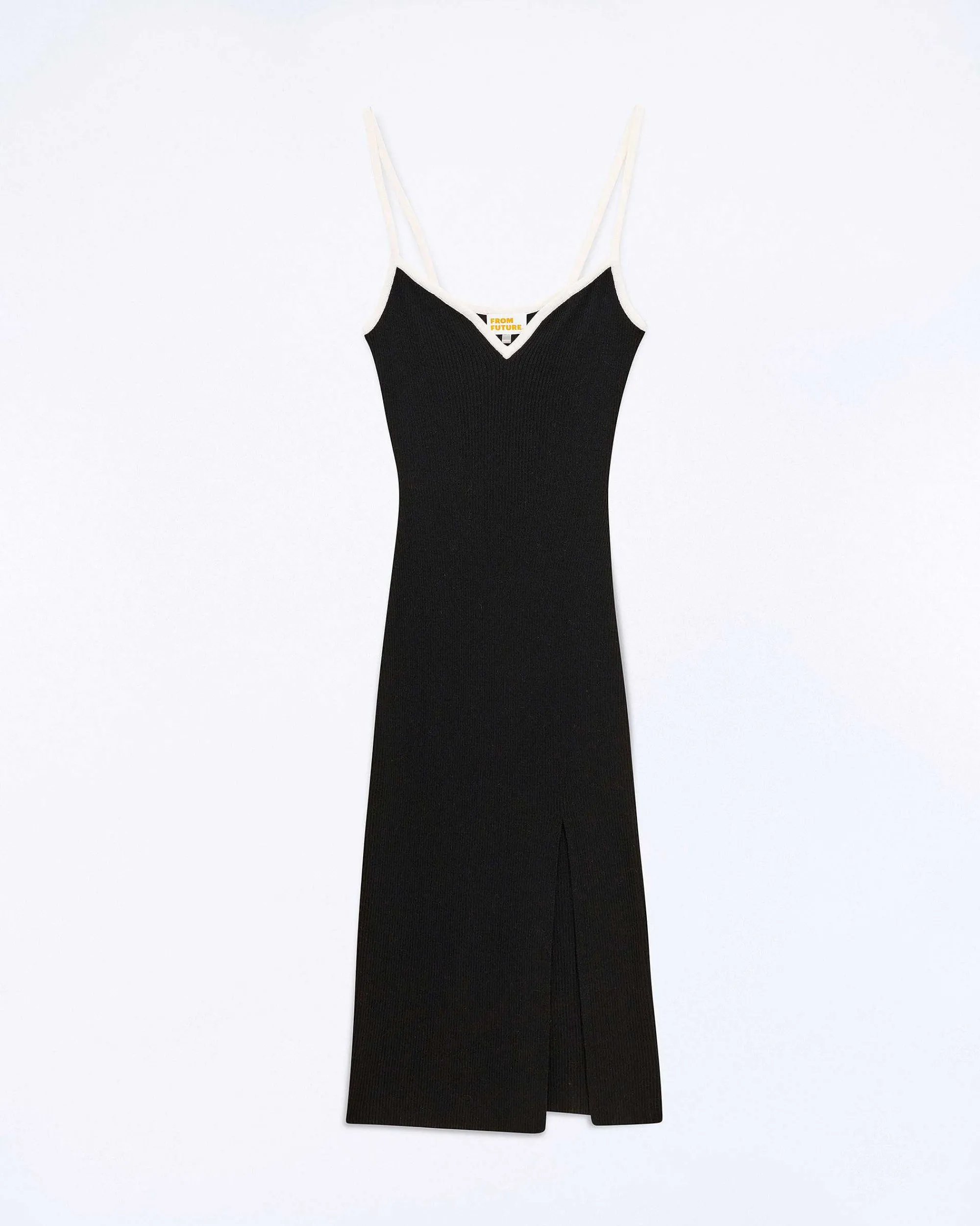 Robe Longue Bretelle Bicolore*FROM FUTURE