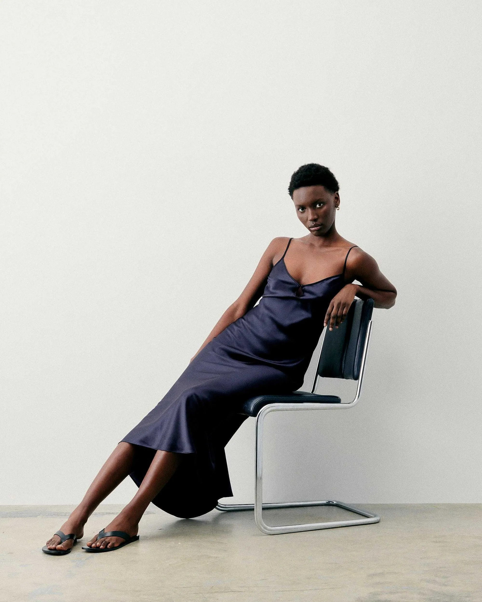 Robe Longue Bretelle Giula*FROM FUTURE Clearance