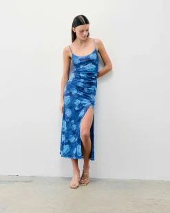 Robe Longue Bretelles Fines Mesh*FROM FUTURE Outlet