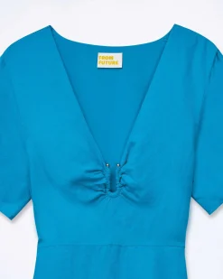 Robe Longue Manche Courte Arielle*FROM FUTURE Discount