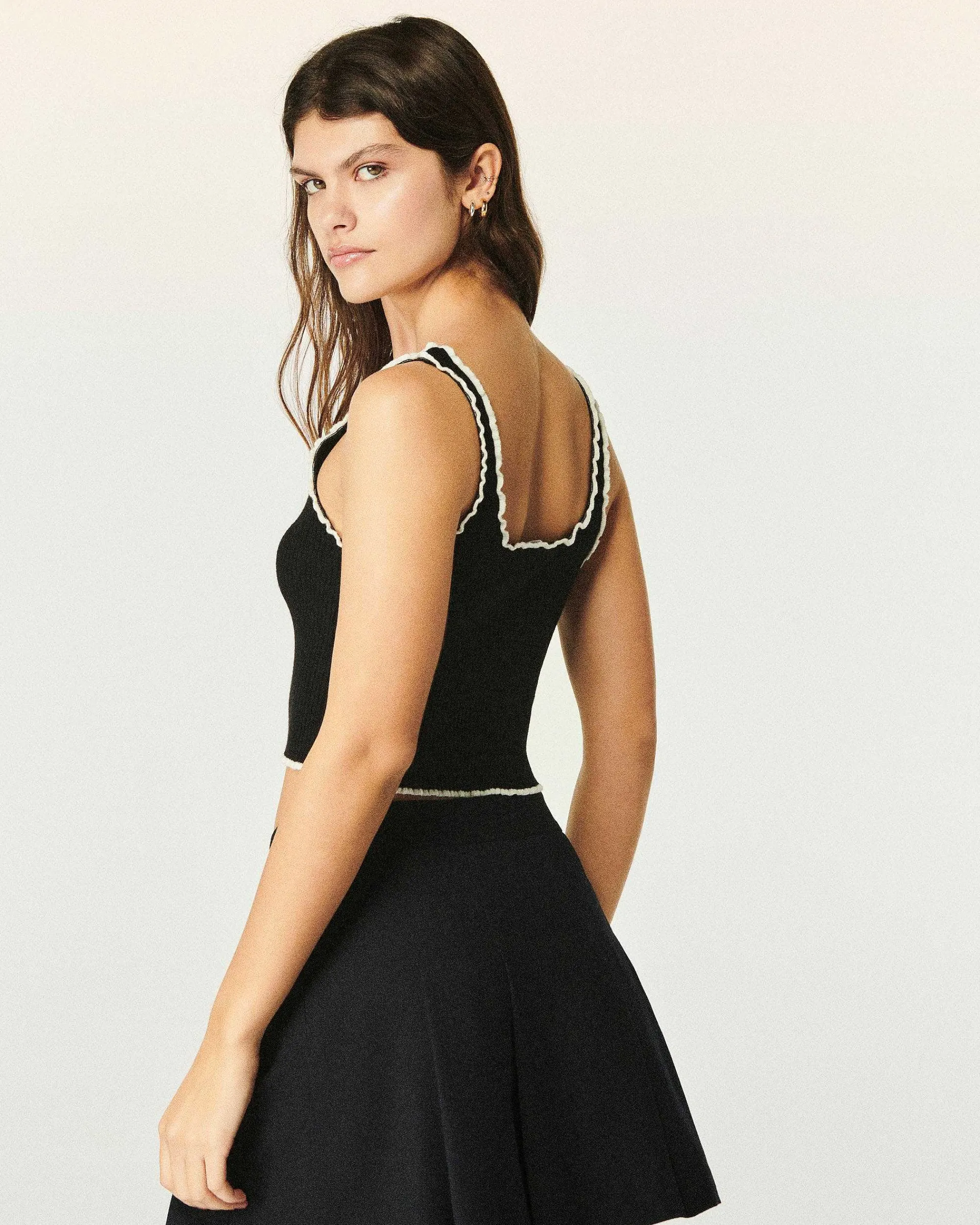 Top Brassiere Point Bourdon Bicolore*FROM FUTURE Discount