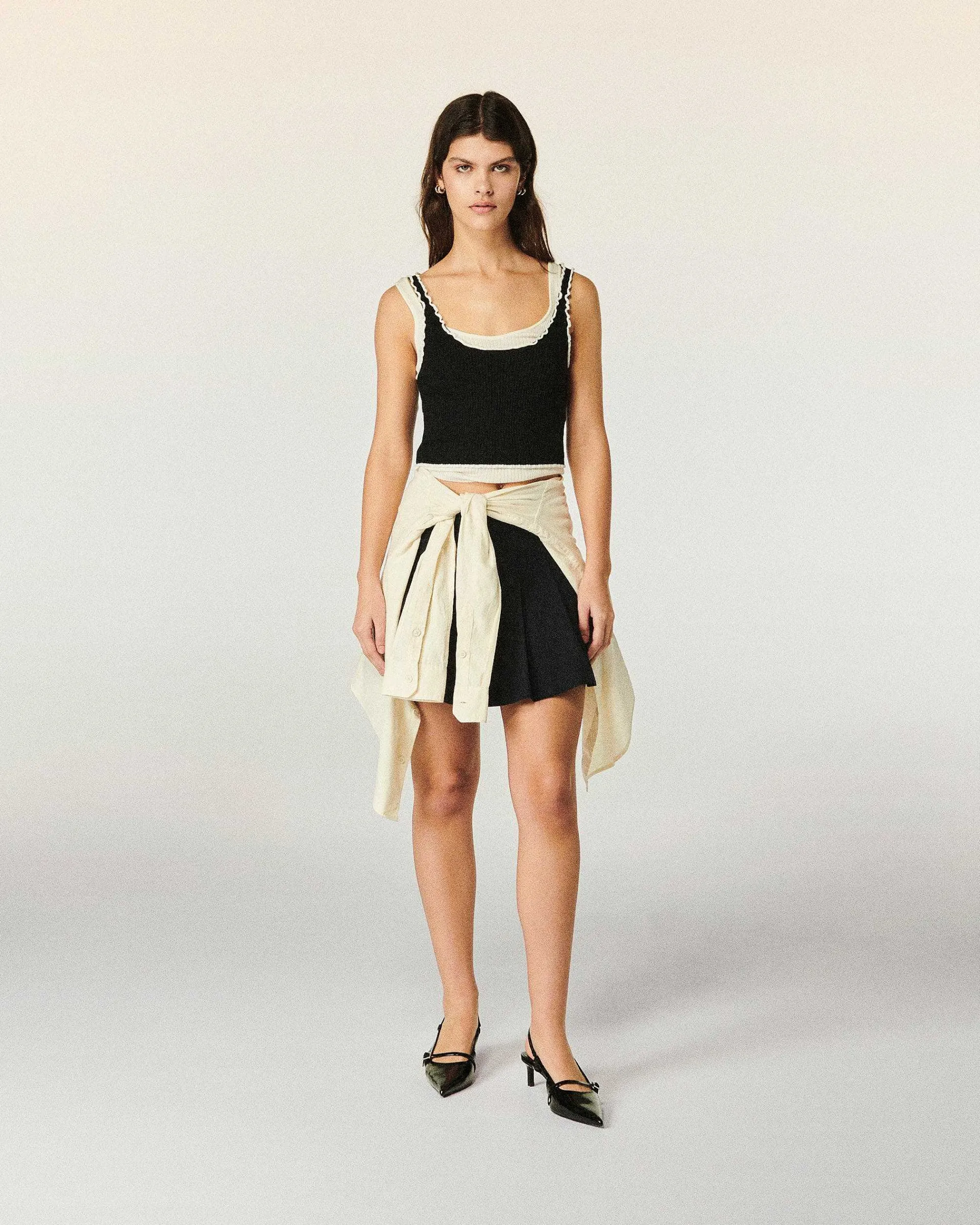 Top Brassiere Point Bourdon Bicolore*FROM FUTURE Discount