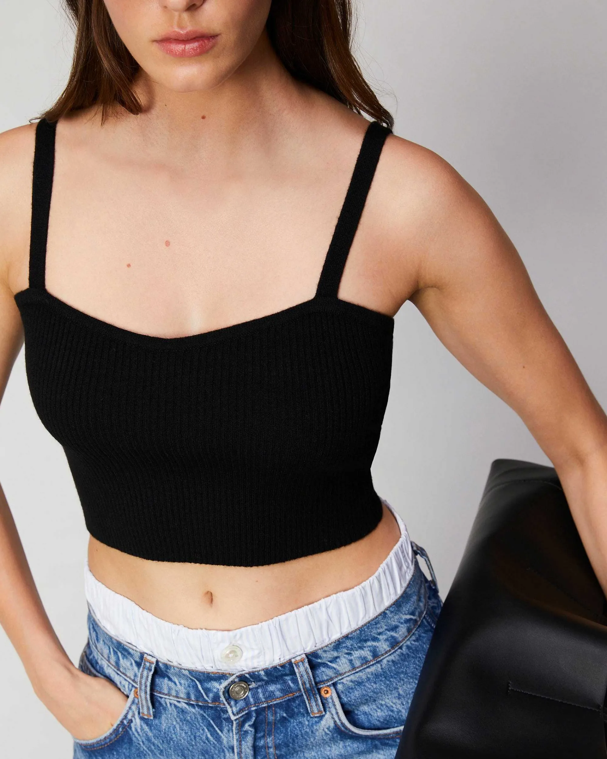 Top Bretelle A Cotes Decollete Coeur*FROM FUTURE Outlet