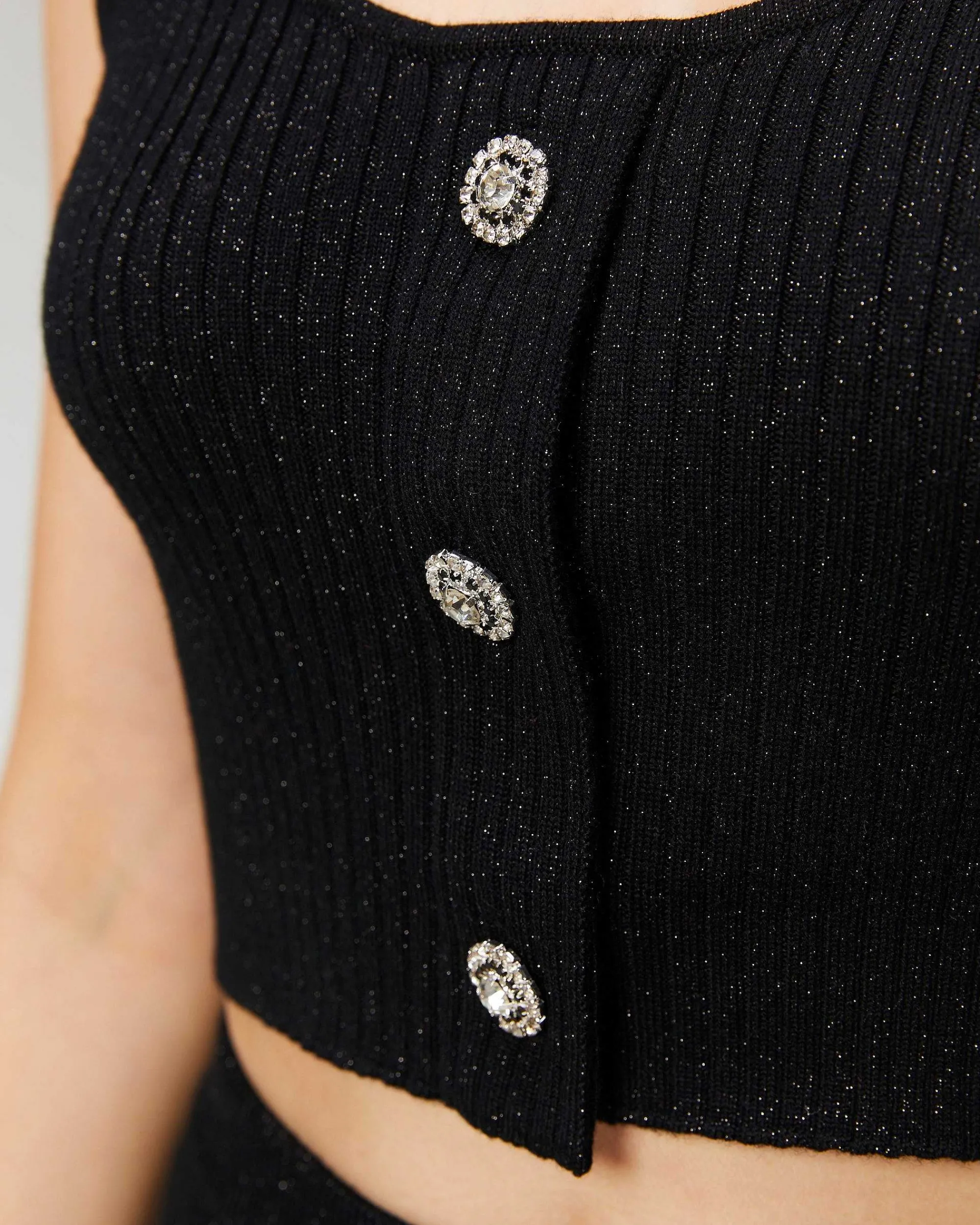 Top Bretelle Metallise Boutons Bijoux*FROM FUTURE Discount