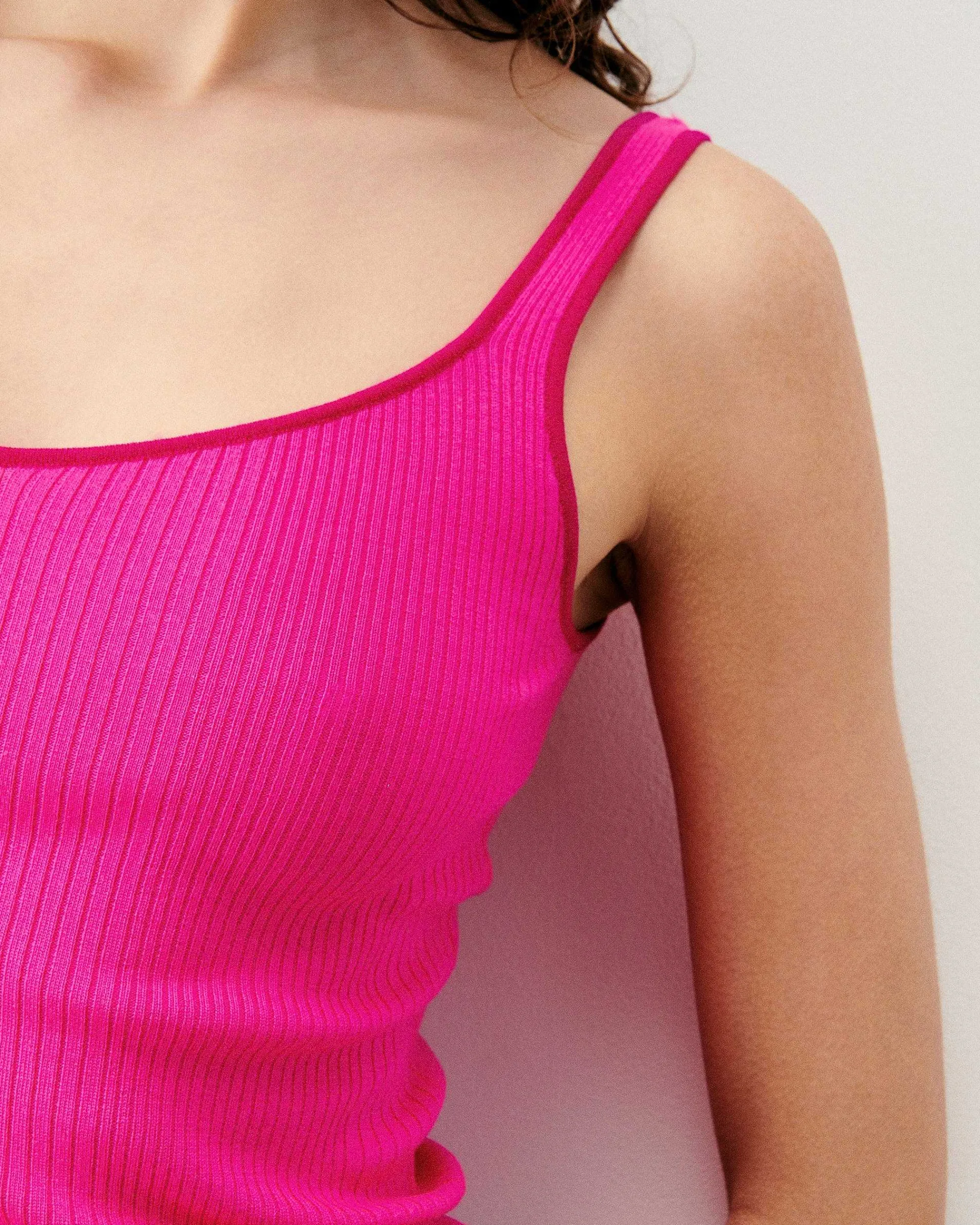 Top Debardeur A Cotes Liseres Contrastes*FROM FUTURE Online