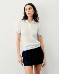 Top Manches Courtes Bandes Bicolores*FROM FUTURE