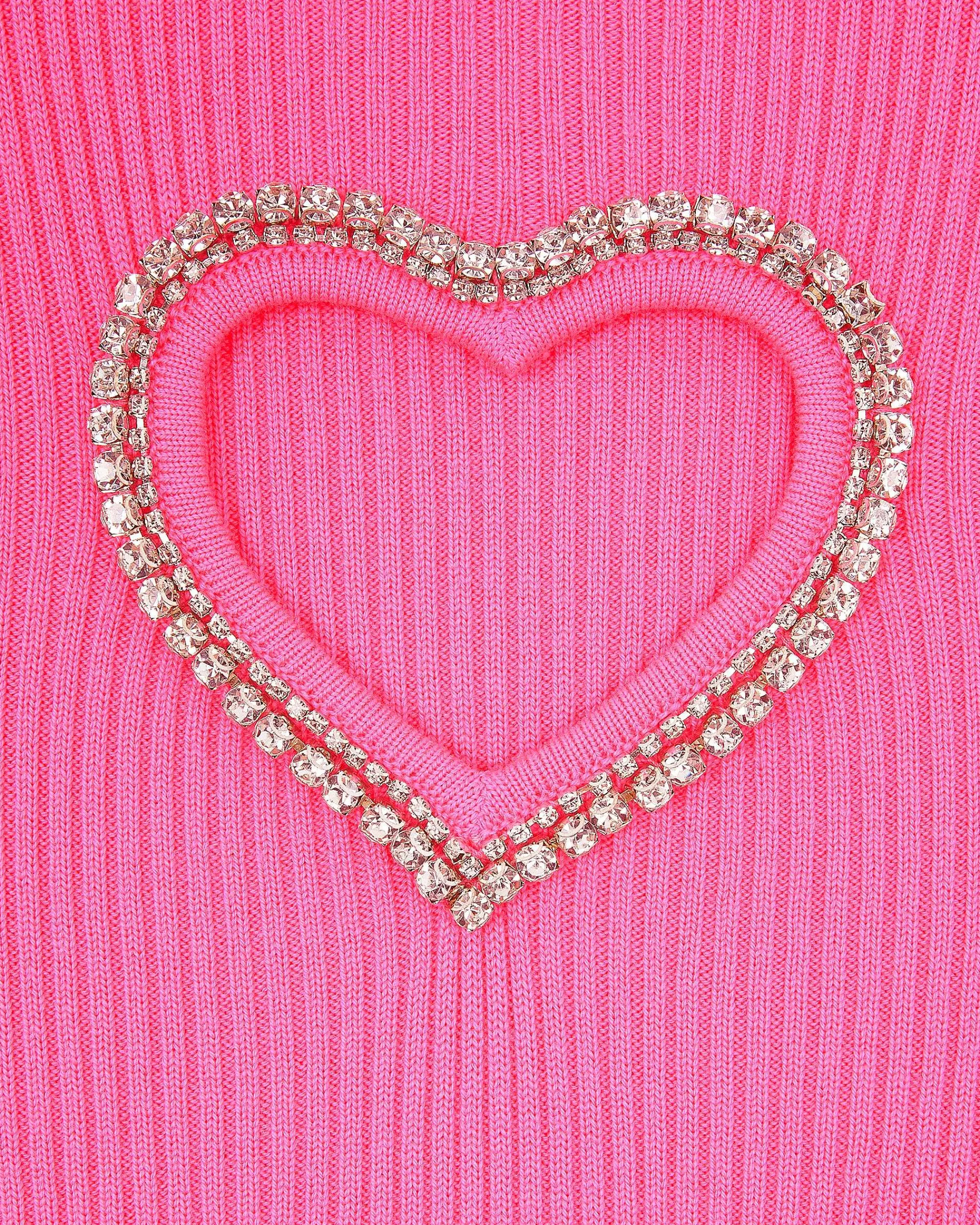 Top Manches Courtes Coeur Strass*FROM FUTURE Discount