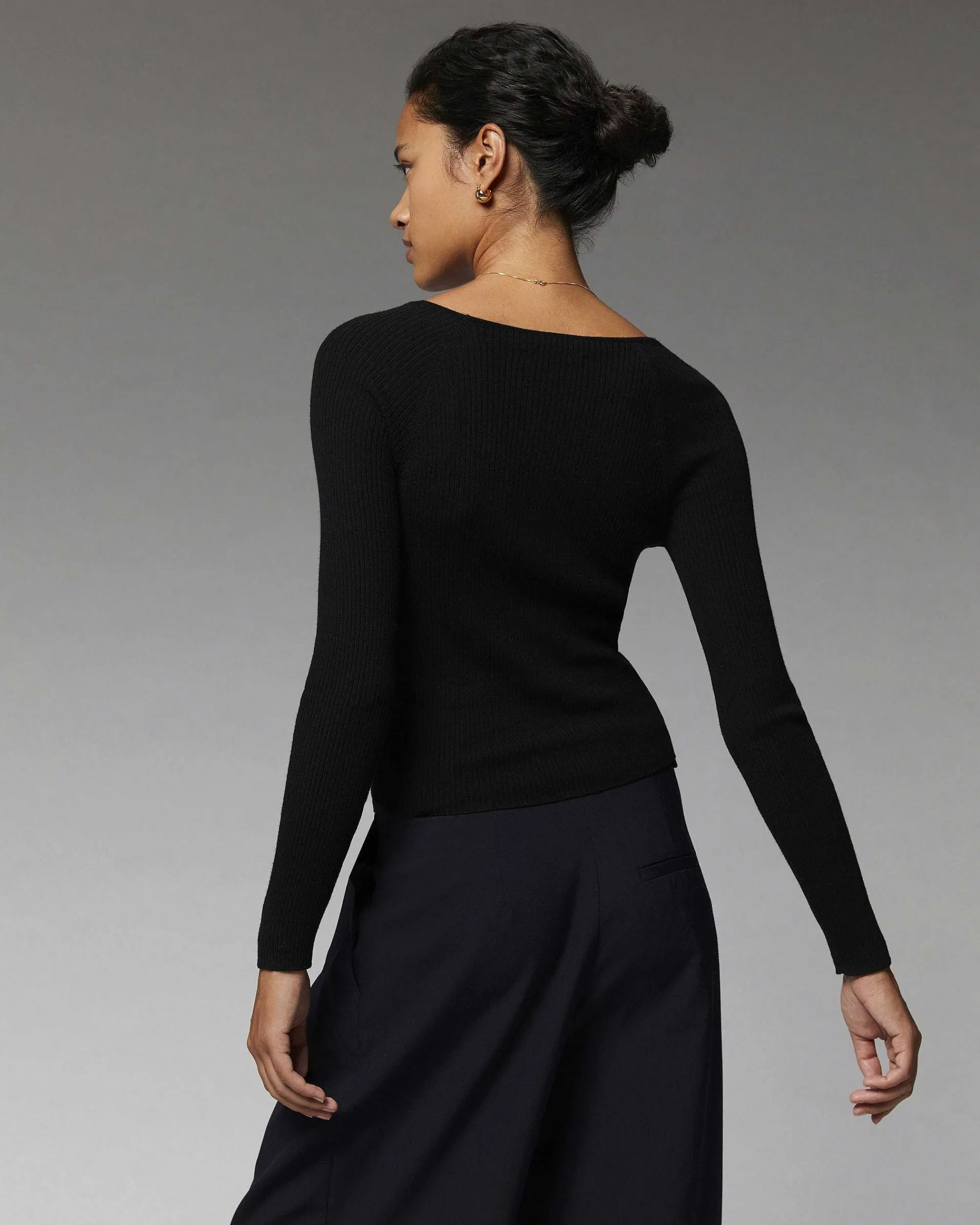 Top Manches Longues Decollete Coeur*FROM FUTURE Hot