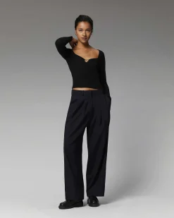 Top Manches Longues Decollete Coeur*FROM FUTURE Hot