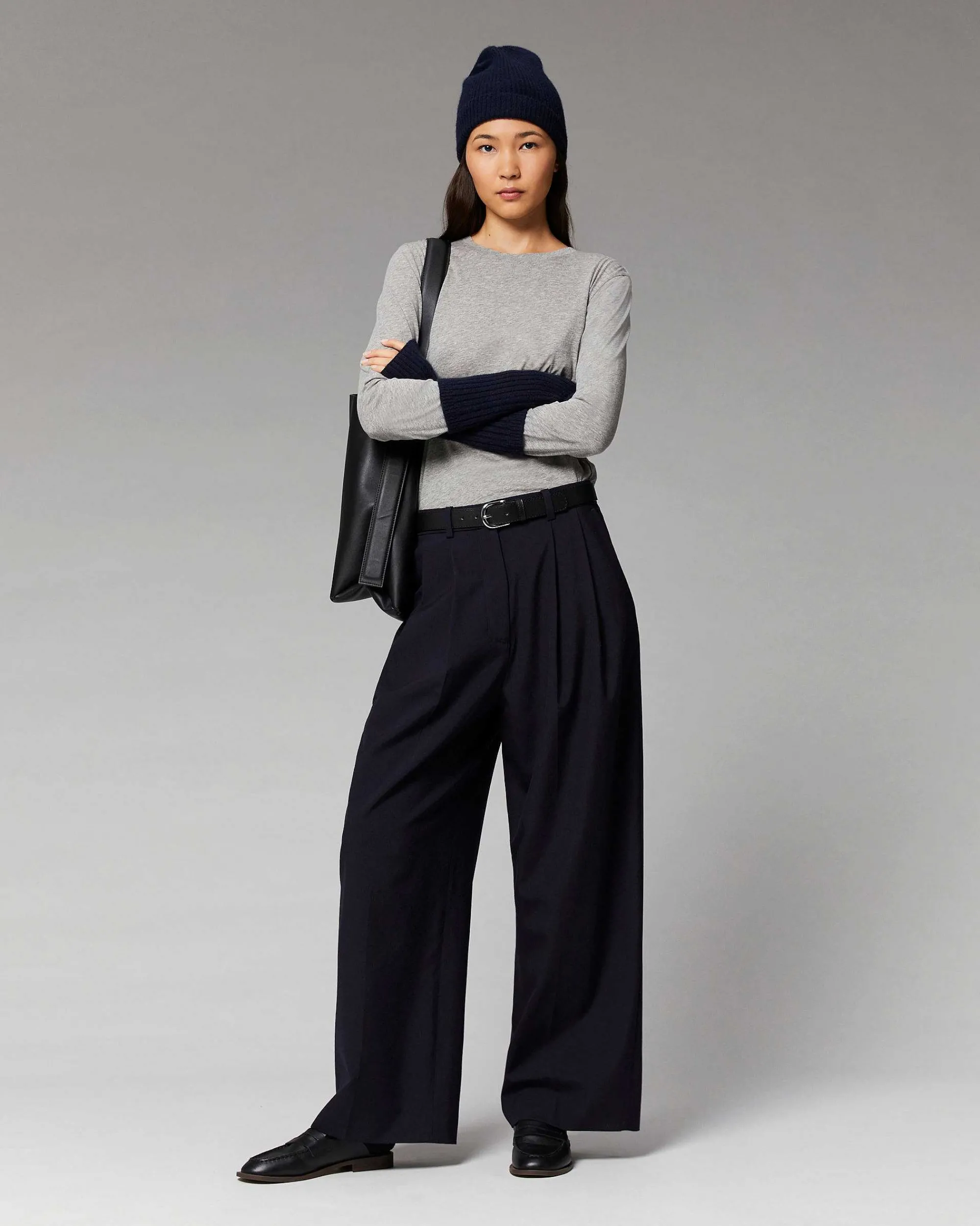 T-Shirt Col Rond Basique Manches Longues*FROM FUTURE Clearance