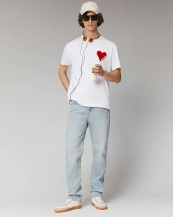 T-Shirt Col Rond Coeur*FROM FUTURE