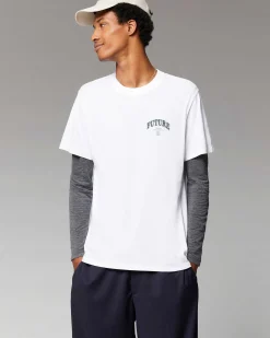 T-Shirt Col Rond College*FROM FUTURE Online