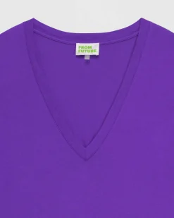 T-Shirt Col V Basique*FROM FUTURE Discount