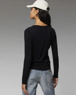 T-Shirt Col V Basique Manches Longues*FROM FUTURE Sale