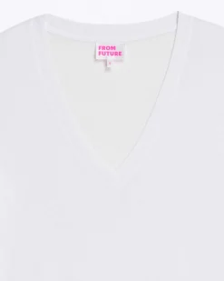 T-Shirt Col V Supima*FROM FUTURE